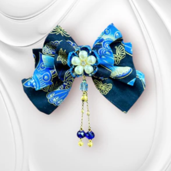 Sakura Bow Hair Clip