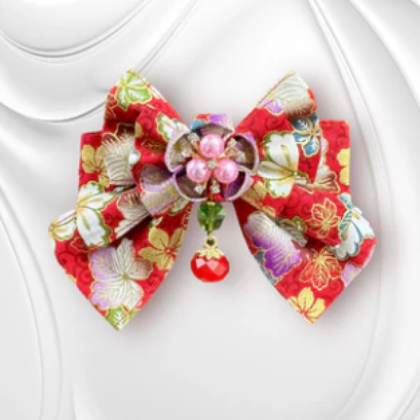Sakura Bow Hair Clip