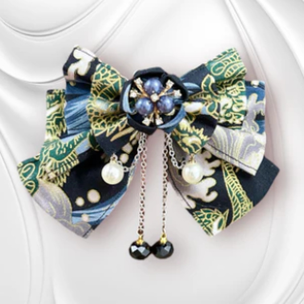 Sakura Bow Hair Clip