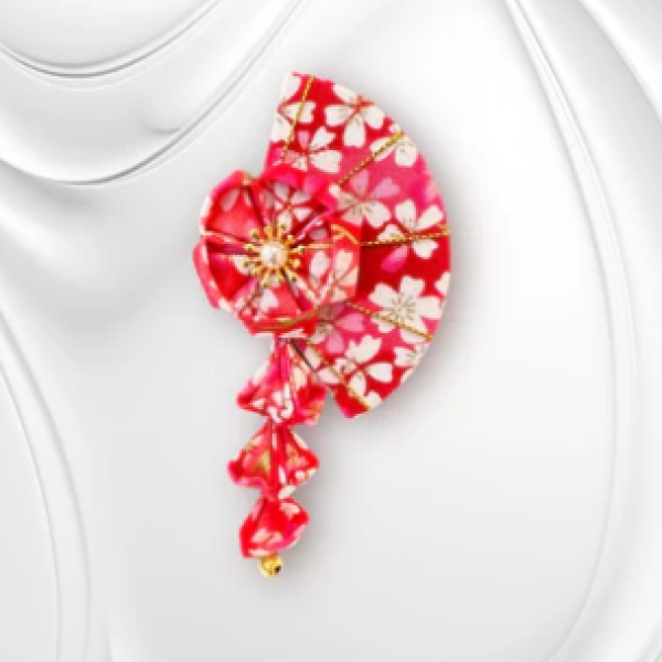 Fan Sakura Hair Clip