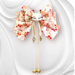 Fox Mask Bow Hair Clip