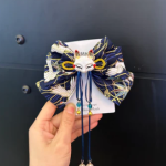 Fox Mask Bow Hair Clip