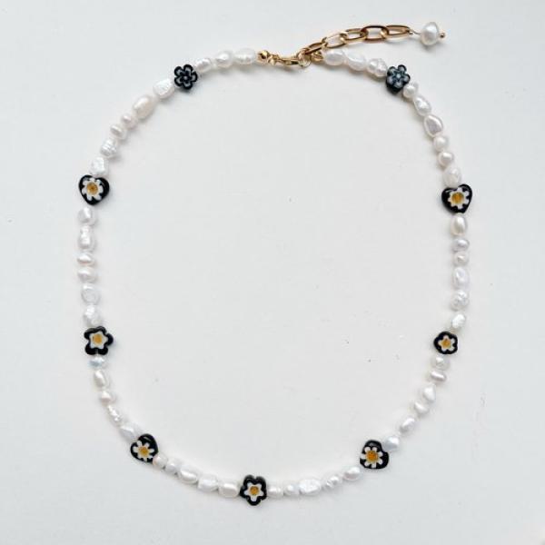Irregular Shaped Pearl Necklace
