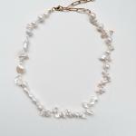 Irregular Shaped Pearl Necklace