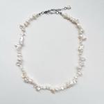 Irregular Shaped Pearl Necklace