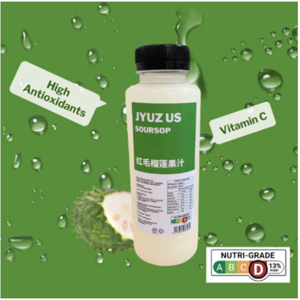 Mix and Match Fresh Fruit Juice JYUZ US: Soursop